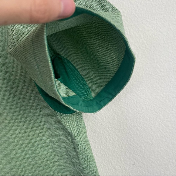 Outdoor Voices Green Short Sleeve Stretch Clubknit Polo - Picture 5 of 8